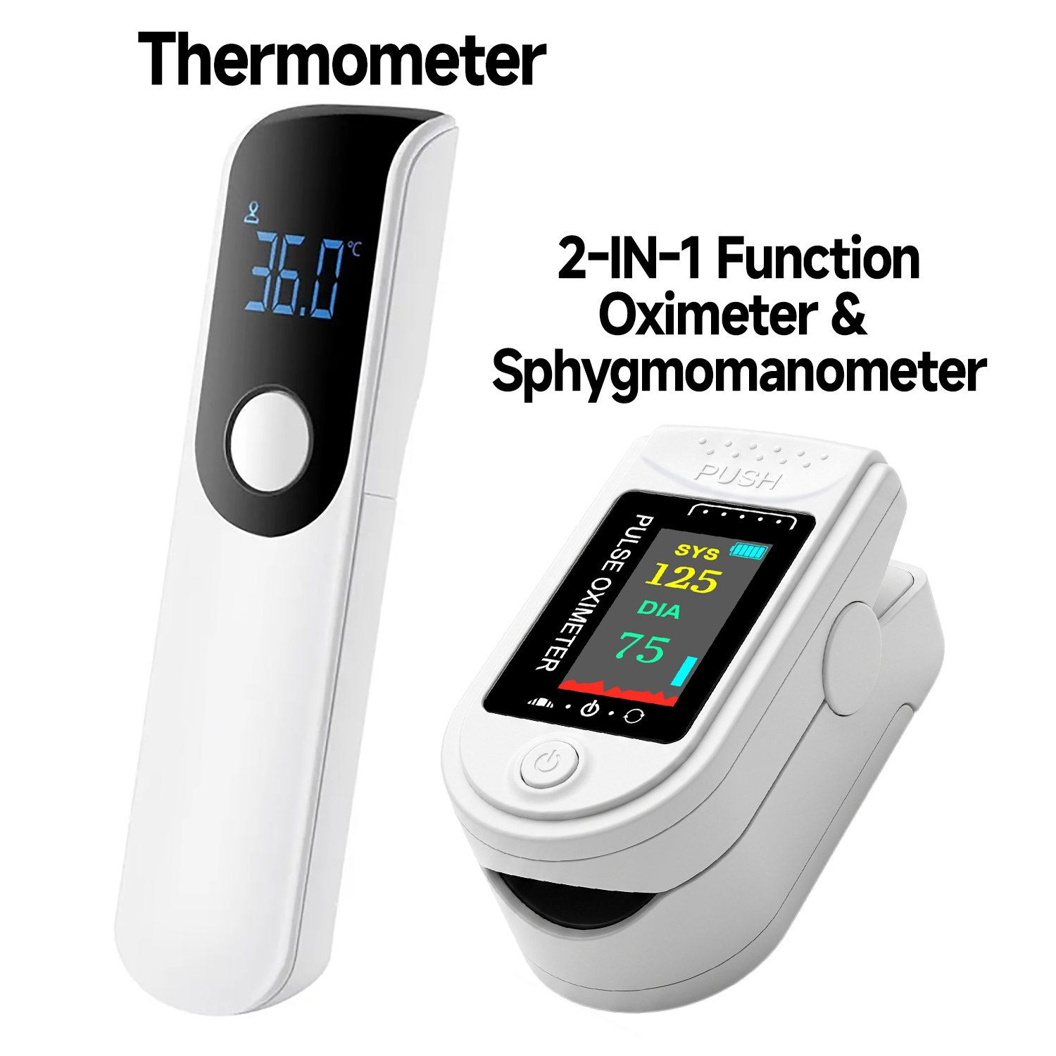 Pulse Oximeter - Mini termómetro médico para medir la