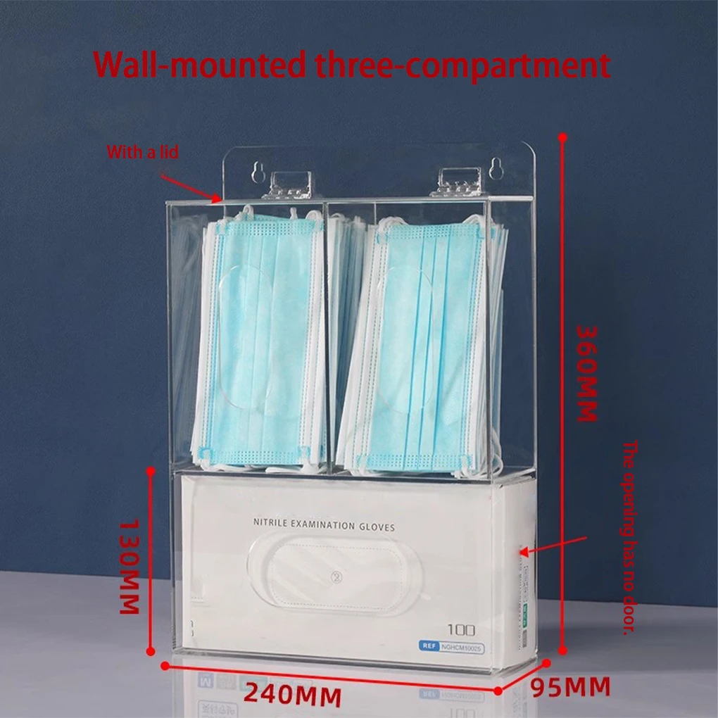 Soporte de guantes acrílico de - Medical Gloves reseña y precio