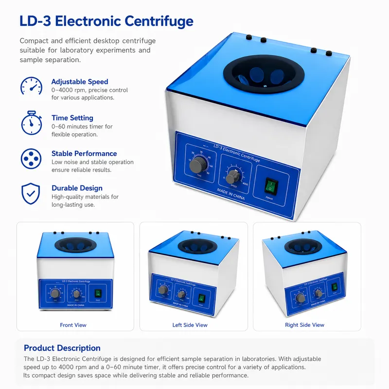 Centrífuga eléctrica de labora - Xlab Medical reseña y precio