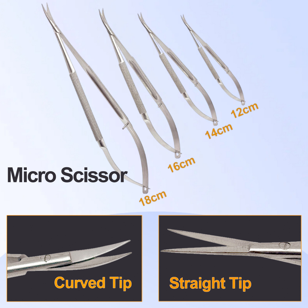 ​ 1 unidad de microtijeras Cas - Medical Scissors reseña y precio