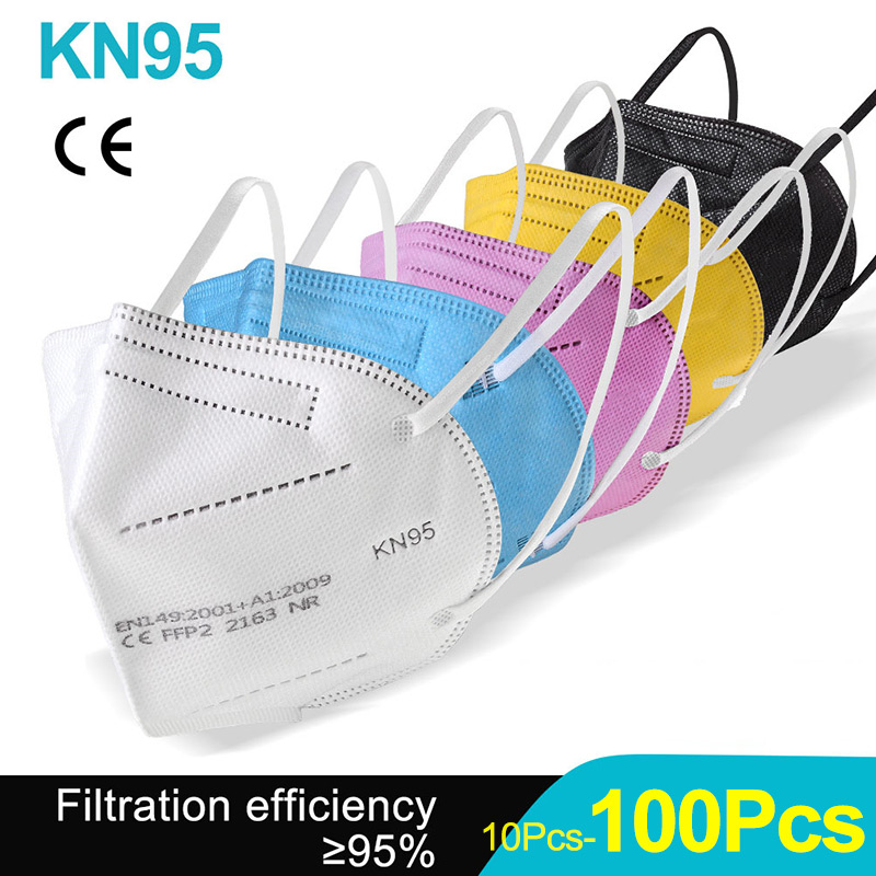 10-100 Uds FFP2 máscaras KN95  - Surgical Mask reseña y precio