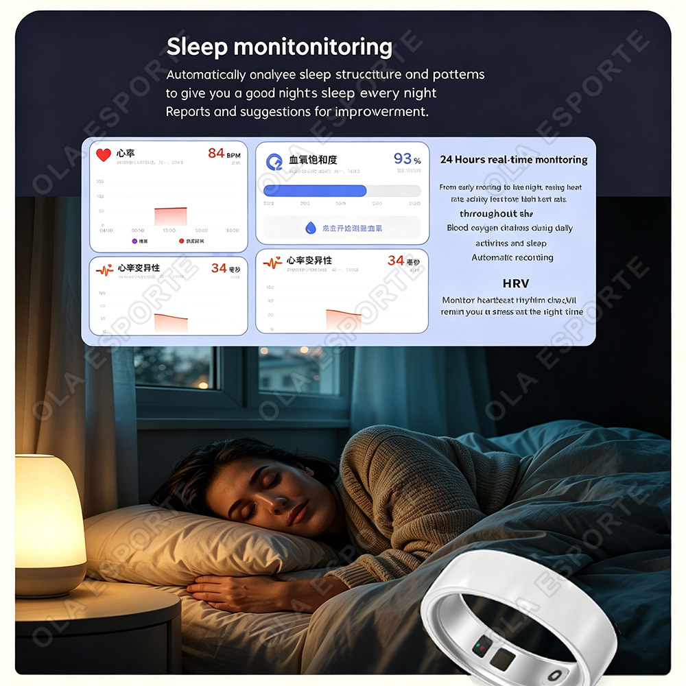 Anillo inteligente de cerámica - Blood Pressure Monitor reseña y precio