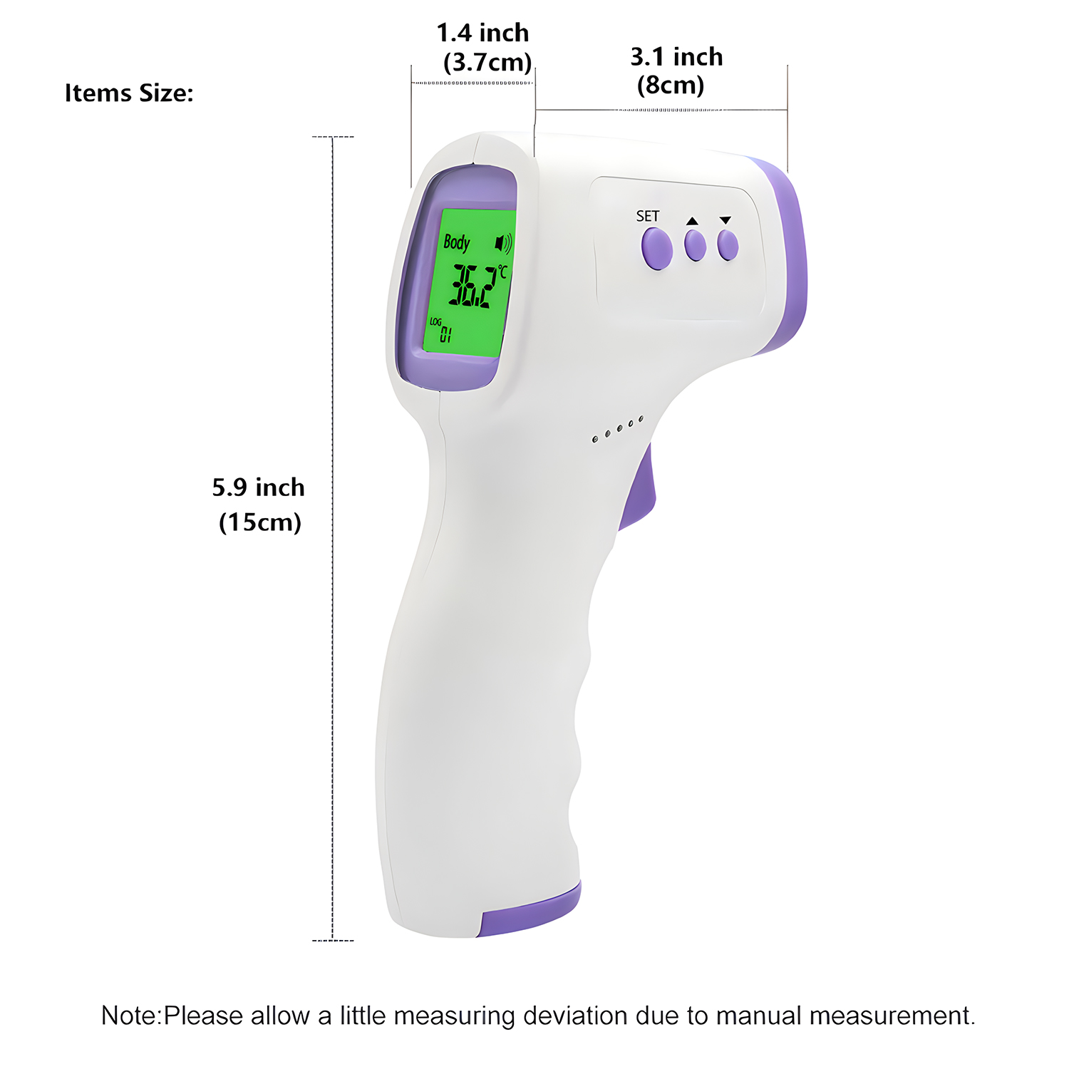 Termómetro Digital Infrarrojo  - Pulse Oximeter reseña y precio